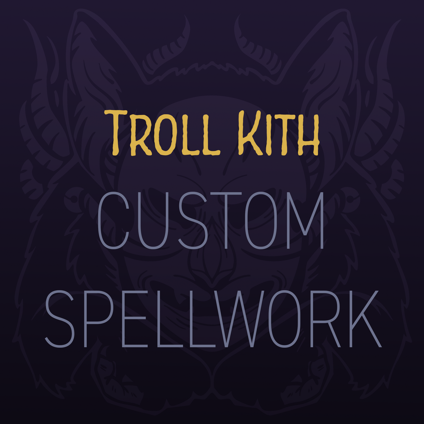 Trollpåse: Custom